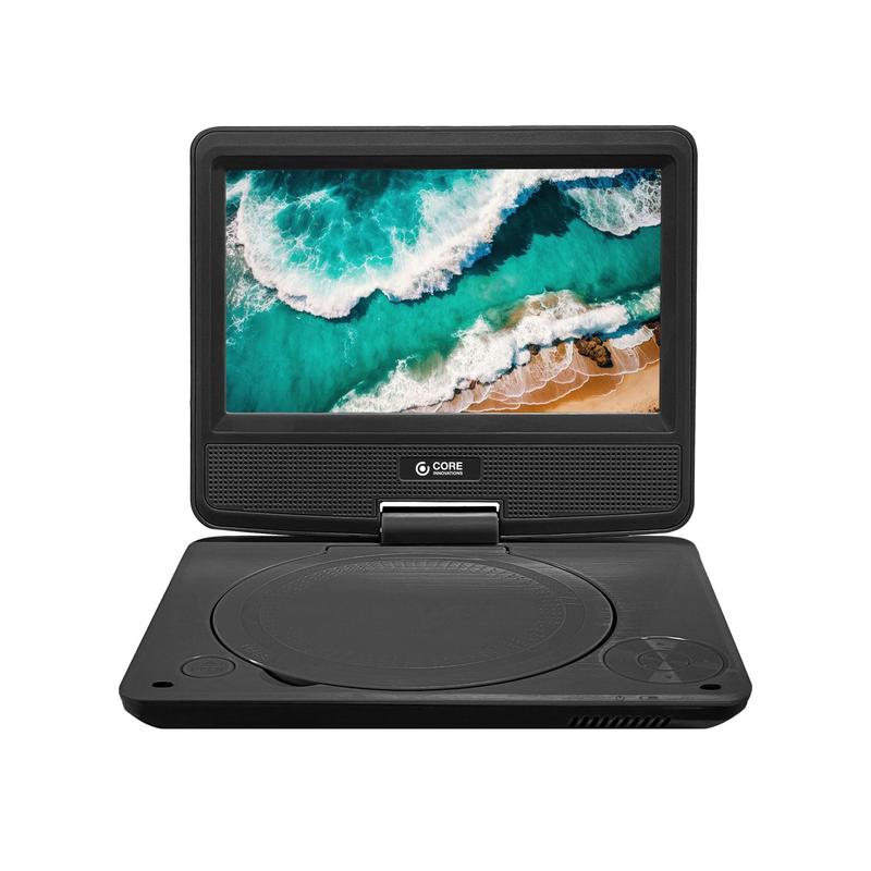 Leitor de DVD portátil Core Innovations com tela LCD de 7